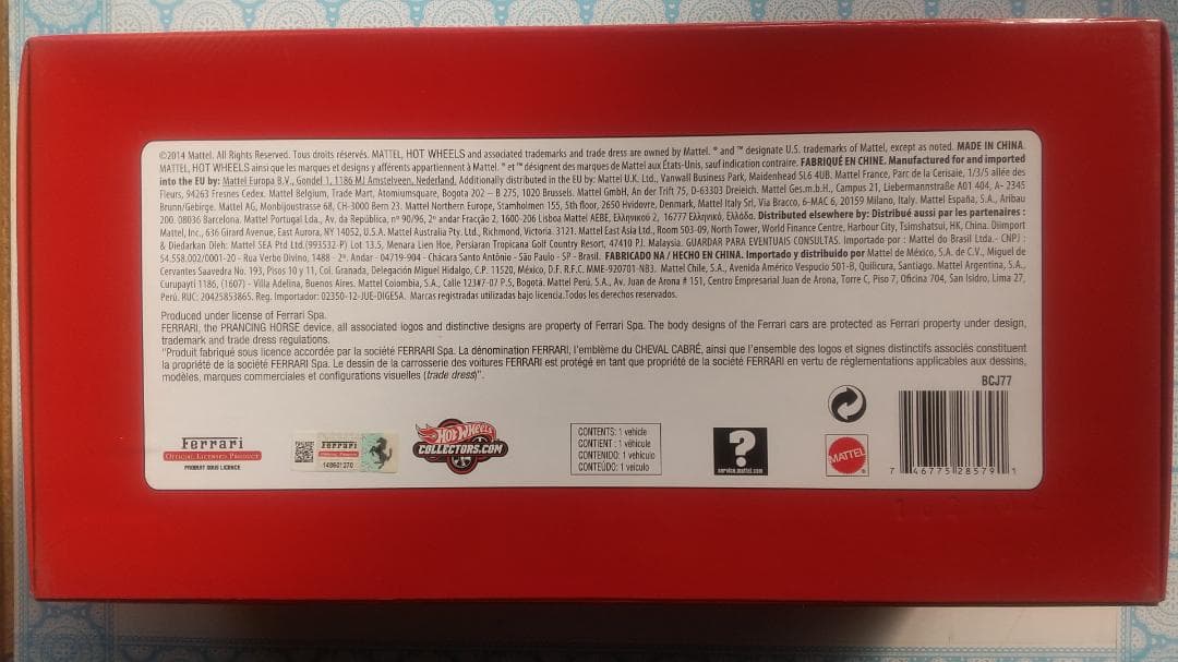 ミニカー Hot Wheels 458 Italia GT2 1:18