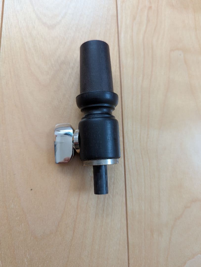チェロ　黒檀製10mm用エンドピンソケット　直径25mm