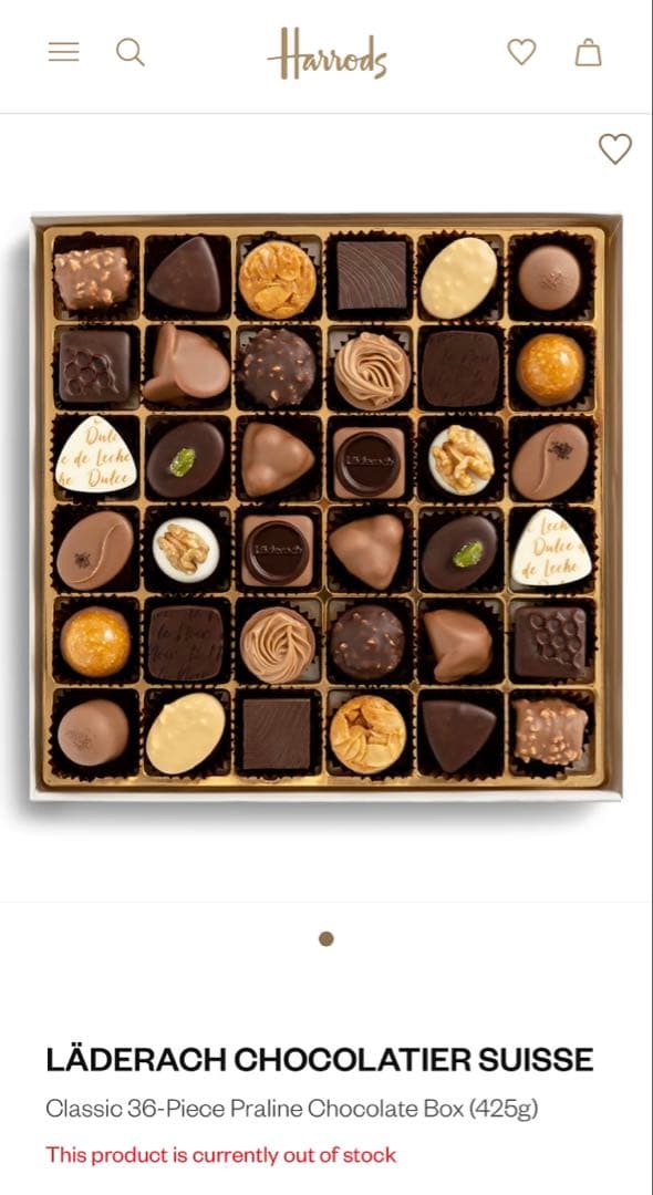 レダラッハ　スイス高級チョコレート　425g