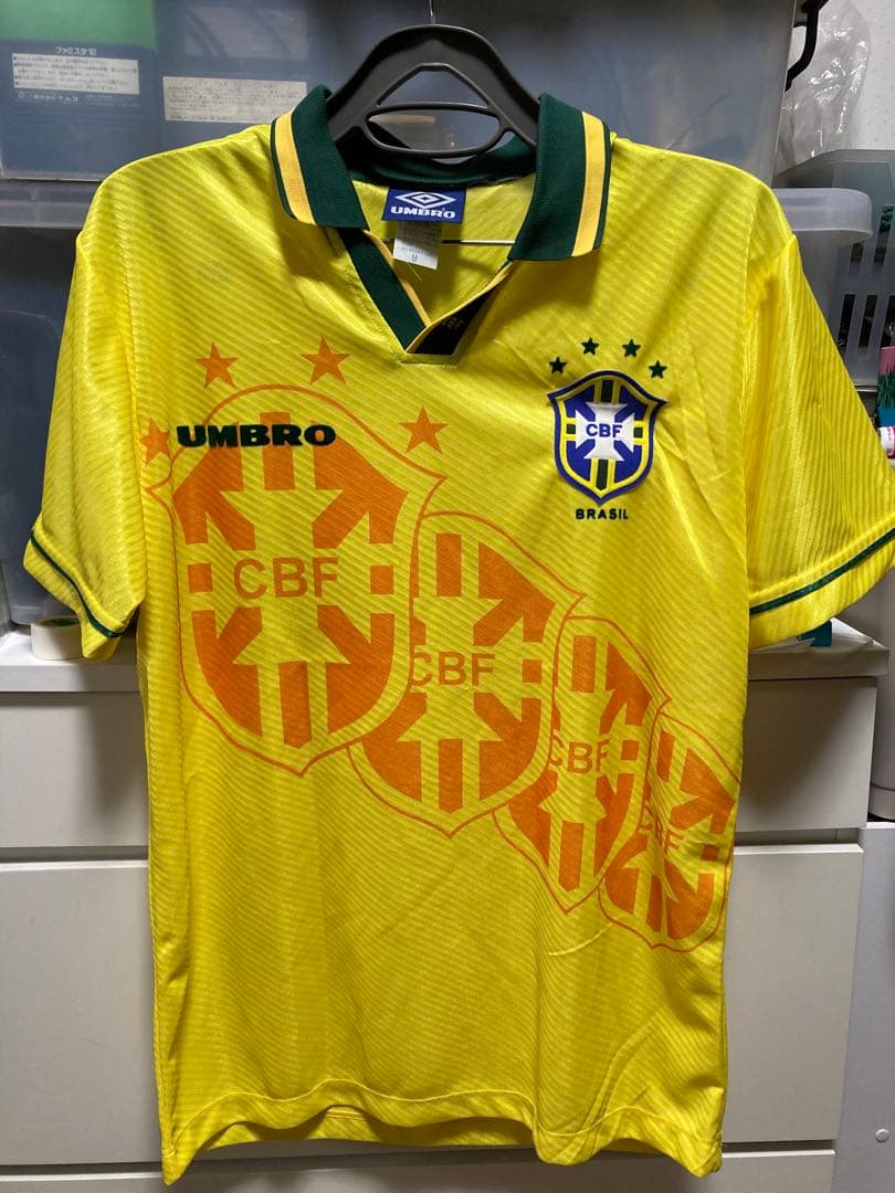 ブラジル代表 ユニフォーム 四つ星 イエロー　９５年　アンブロ製