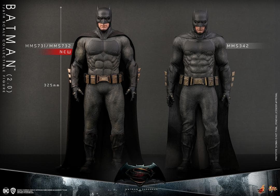 ホットトイズ 1/6 バットマン vs スーパーマン 2.0版 MMS731
