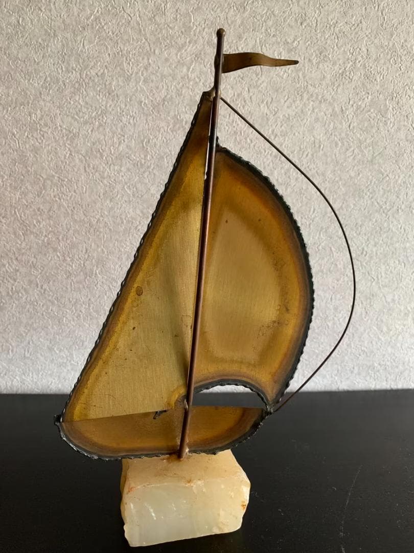 ヨット Jay 金属製 オブジェ 置物 飾り　sailing yacht Jay