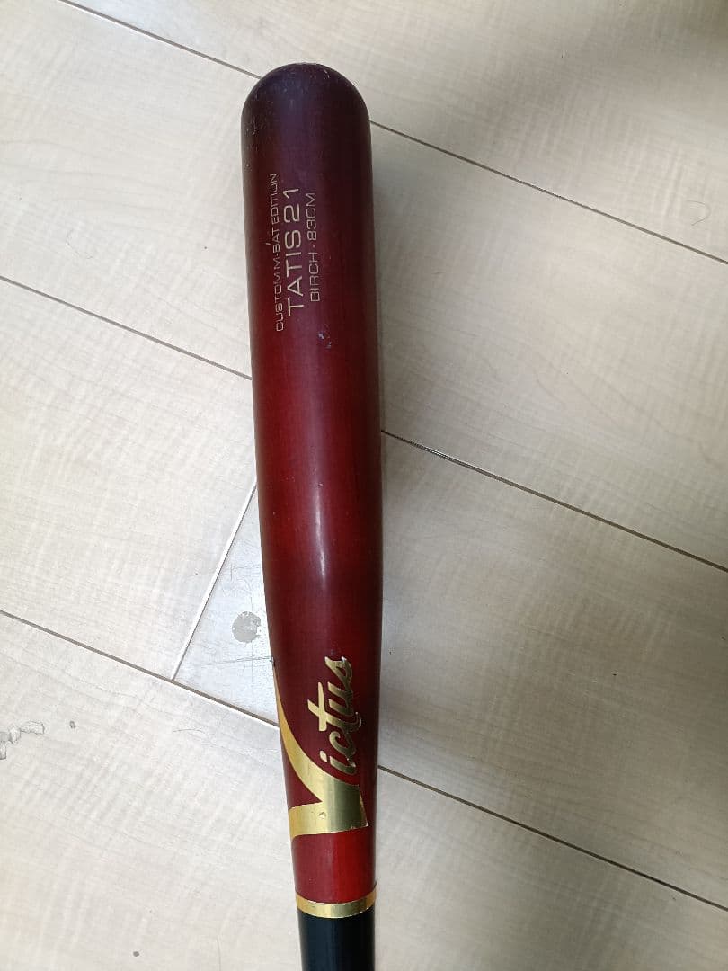 Victus TATIS21 軟式バット タティスJrモデル 赤黒 木製