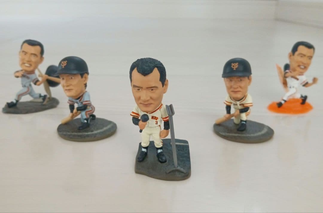 【追悼】長嶋茂雄　フィギュア 5体セット　美品