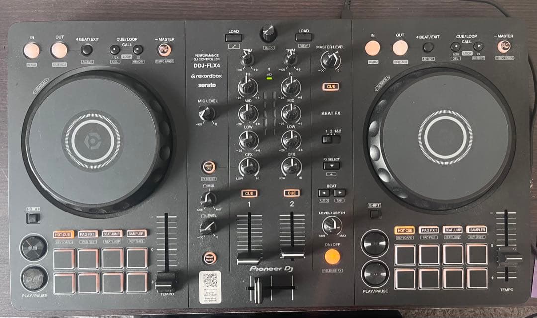 DDJ-FLX4 2ch DJコントローラー (Black) 本体のみ