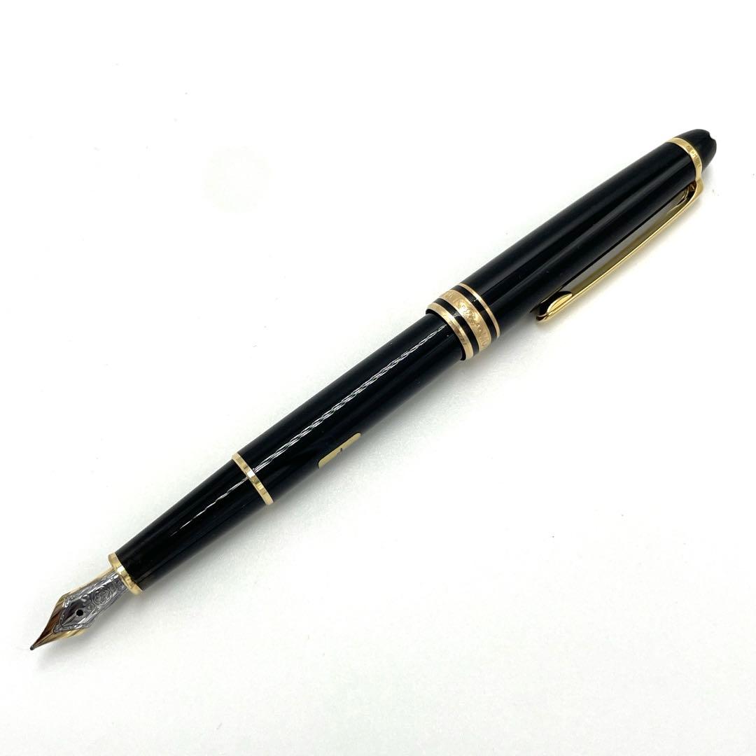 【超美品】モンブラン 万年筆 マイスターシュテュック 14K ボトルインク付属