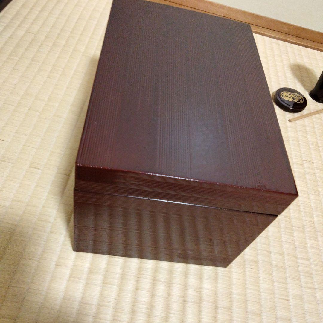 茶箱セット　美品　溜塗筋目　利休茶箱