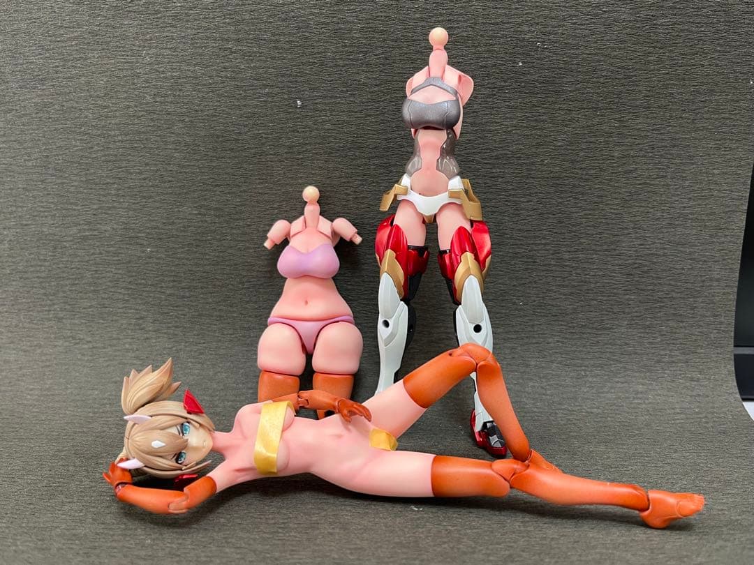 メガミデバイス 朱羅忍者ぽっちゃりボディとスレンダーボディの3点セット