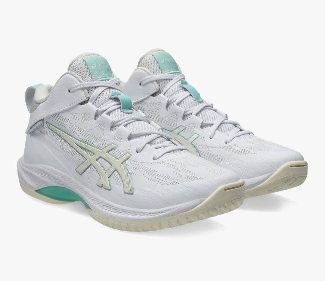 ASICS バスケットボールシューズ ホワイト/ミント