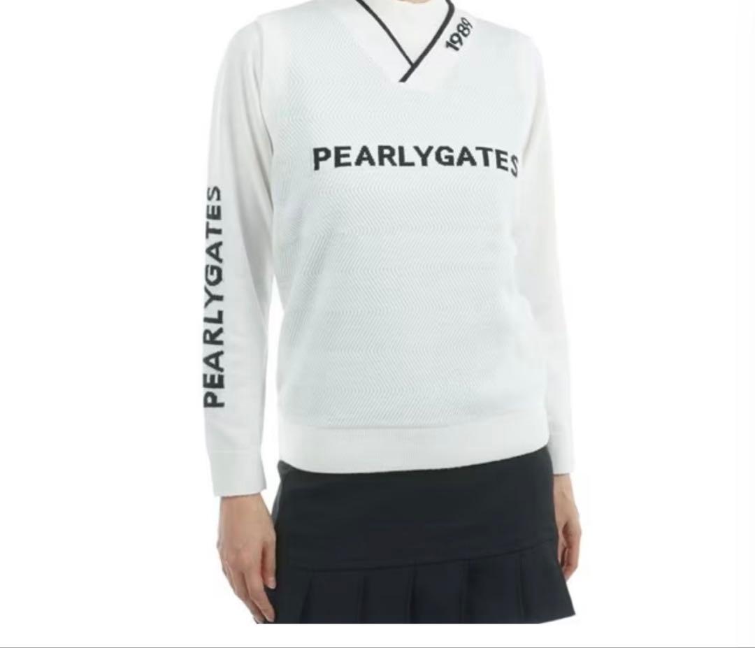 PEARLY GATES ポリエステルヤーン素材セーター