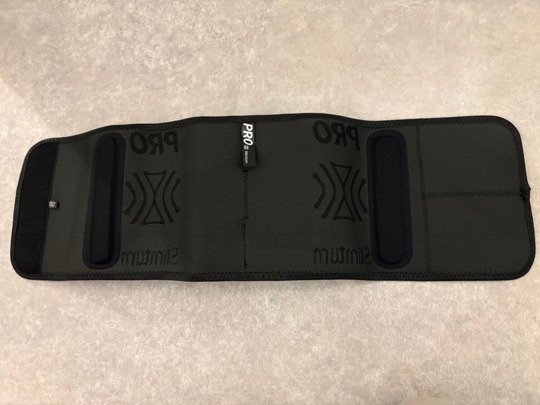 美品 Slimtum PRO ウエストシェイパー サポートベルト ブラック 02