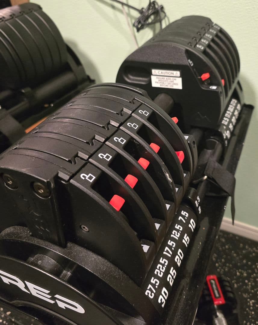 (引き取り限定) QuickDrawアジャスタブルダンベルREP Fitness