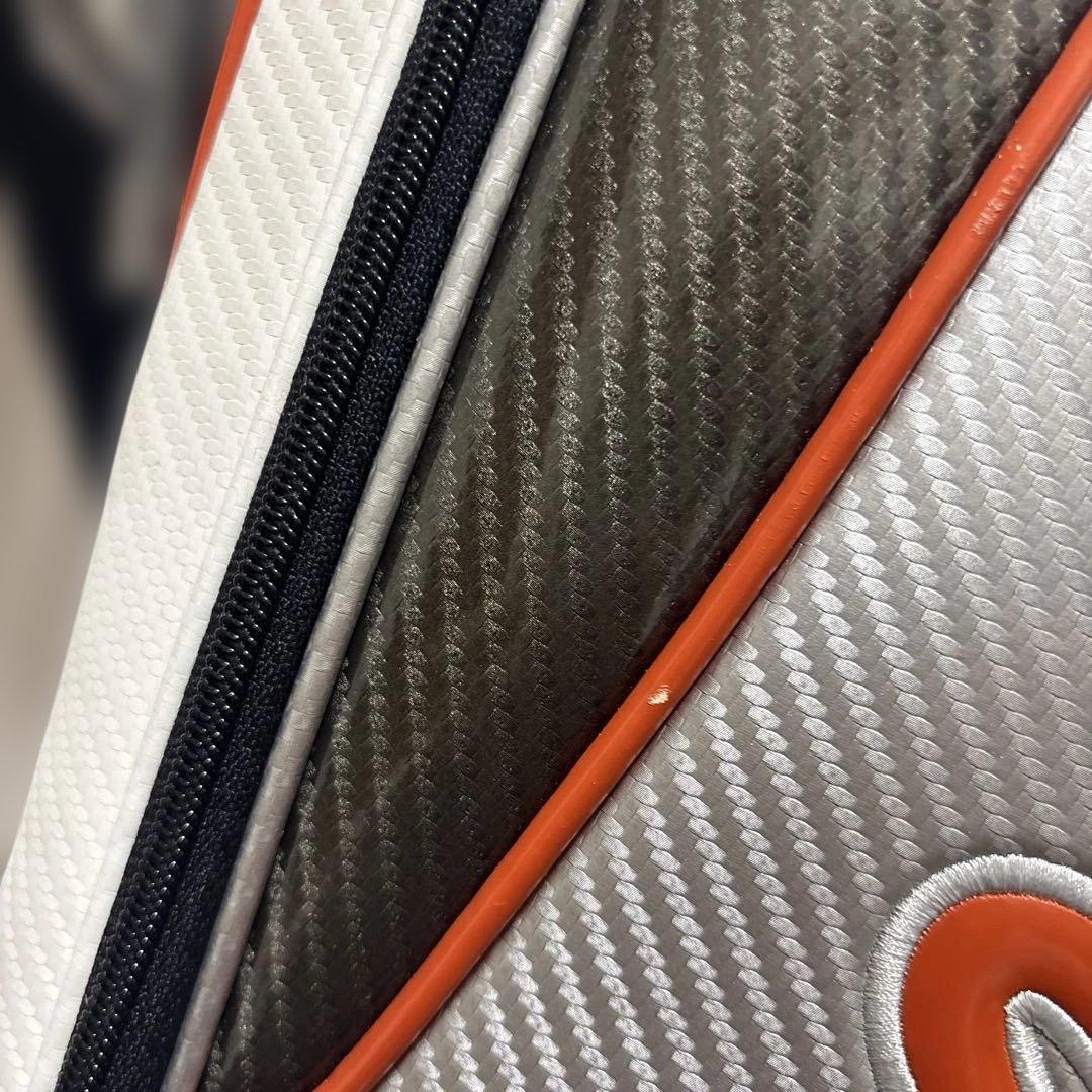 【週末セール】Titleist キャディバッグ ブラック/シルバー/オレンジ