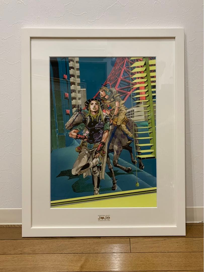 【美品】ジョジョの奇妙な冒険　複製原画　７部　ジョニィ＆ジャイロ