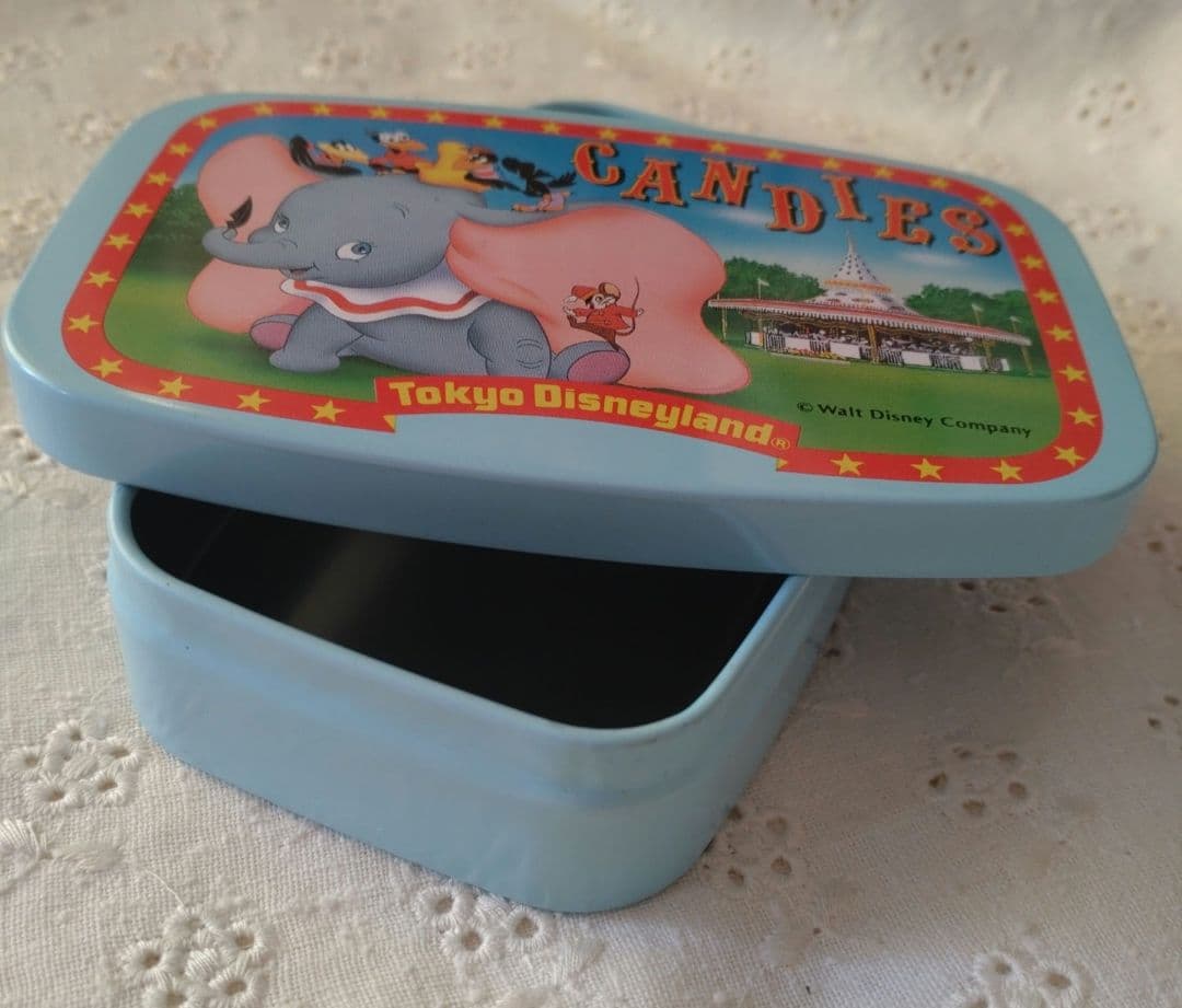 ご確認用　東京ディズニーランド　ダンボ　キャンディ空き缶　レトロ