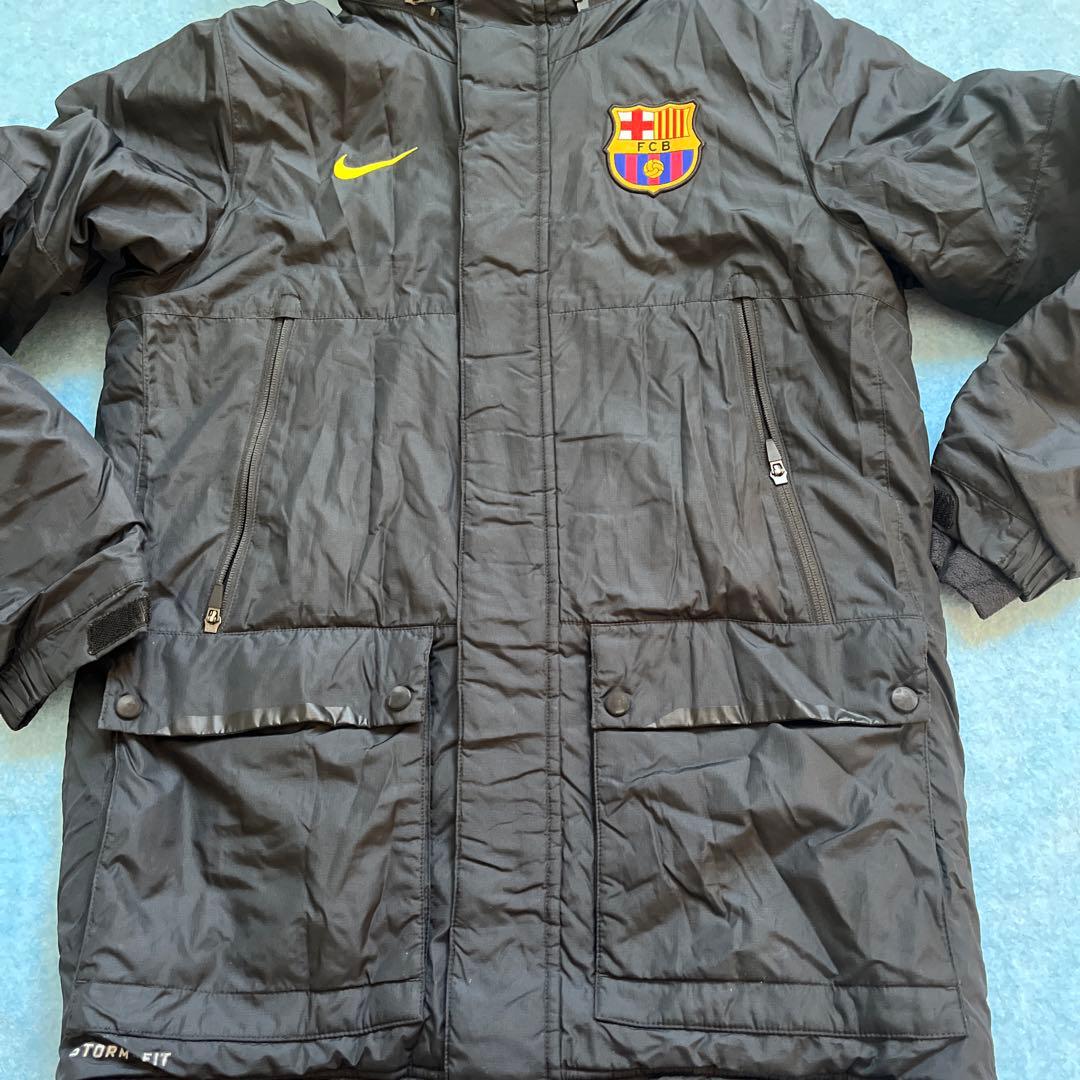Nike FC Barcelona ベンチコート ブラック
