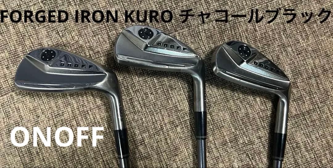 オノフ　FORGED IRON KURO チャコールブラック　5-P 6本セット