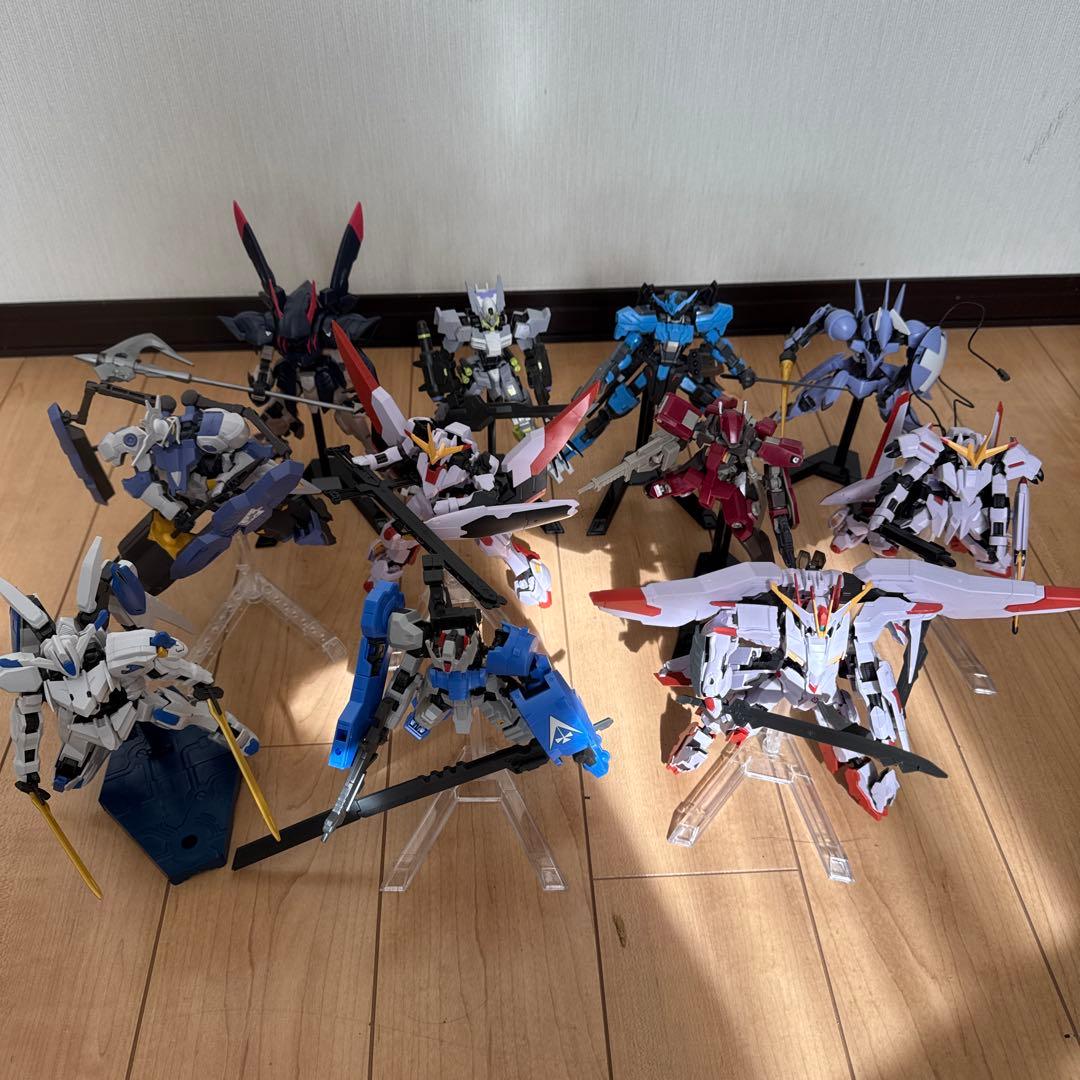 【組立済】HG 鉄血のオルフェンズシリーズ 11体セット まとめ売り