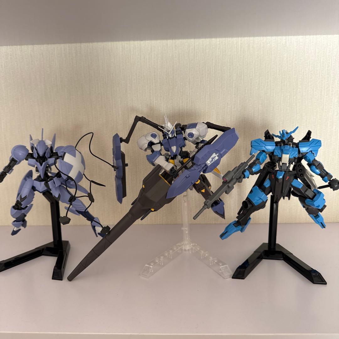 【組立済】HG 鉄血のオルフェンズシリーズ 11体セット まとめ売り