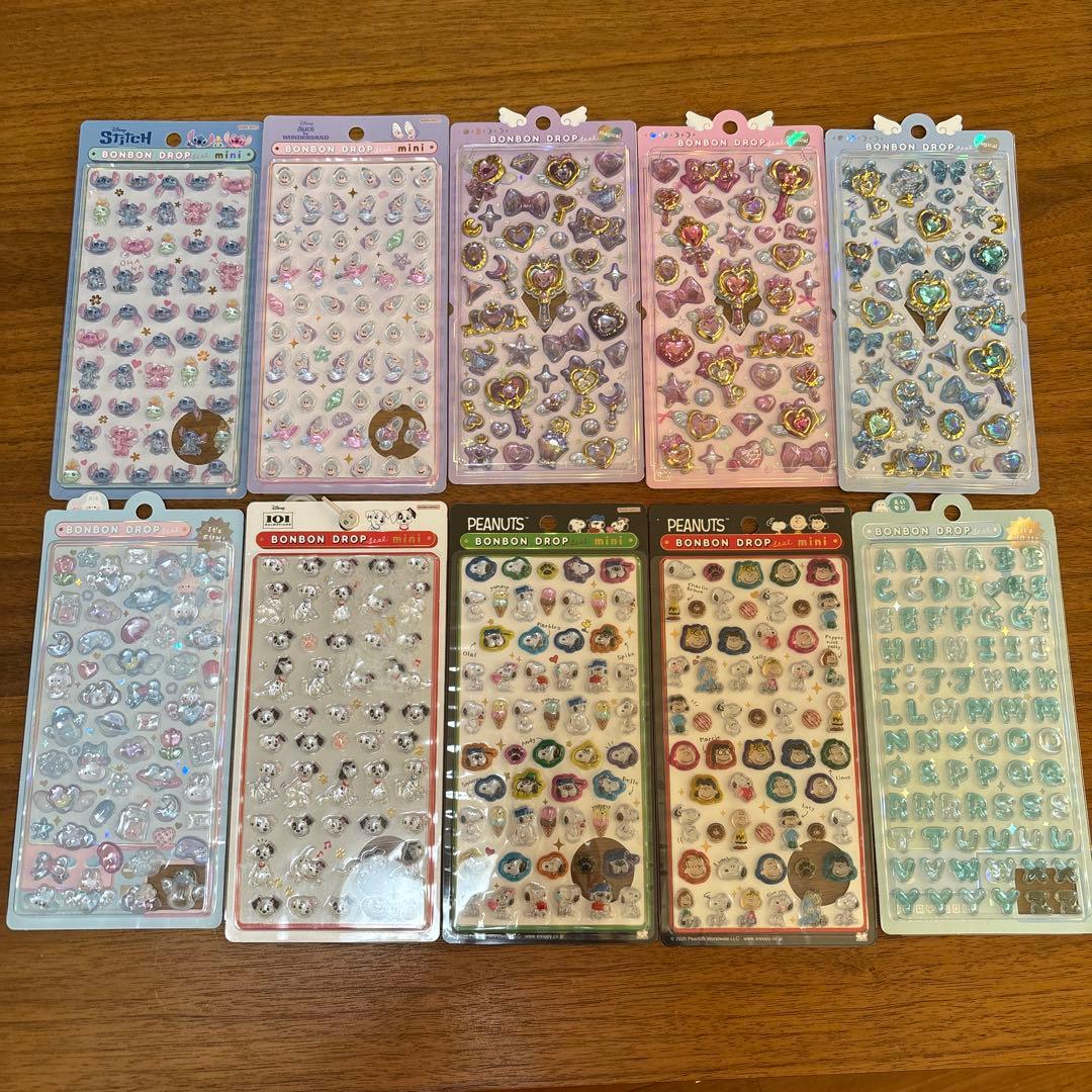 ボンボンドロップシール　１０枚セット