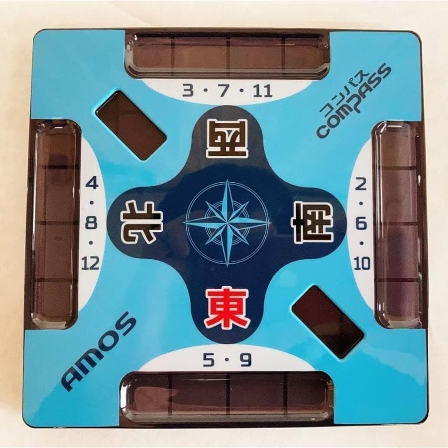 新品　(麻雀牌ストラップ１個付)麻雀牌・マットのセット・コンパス・ハヤハヤ付