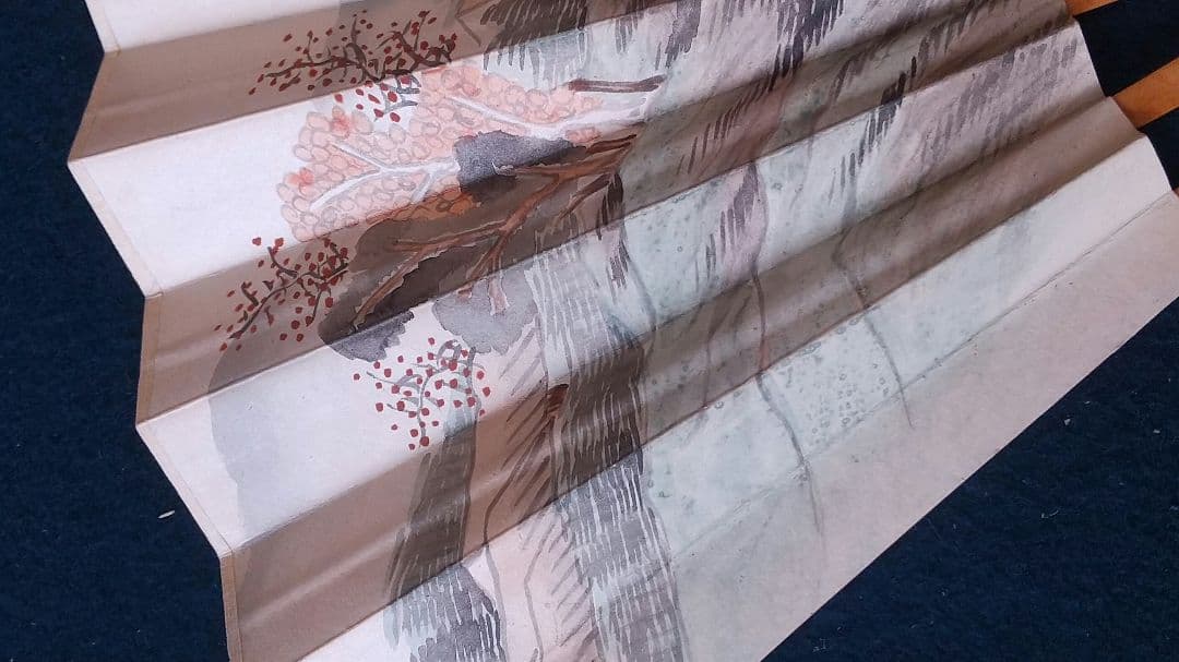 子安刻？ 扇子C 画家不明 中国 舒蓮記監製 頂布五層