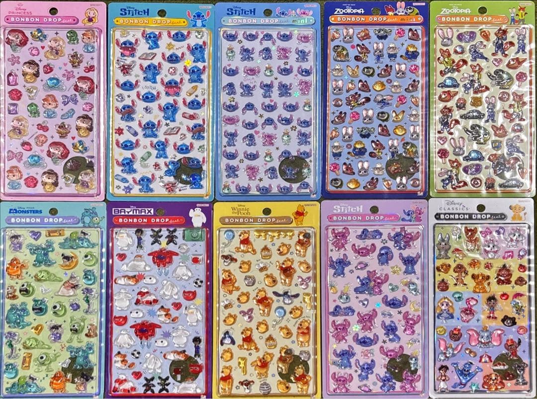 ボンボンドロップシール　10種　正規品