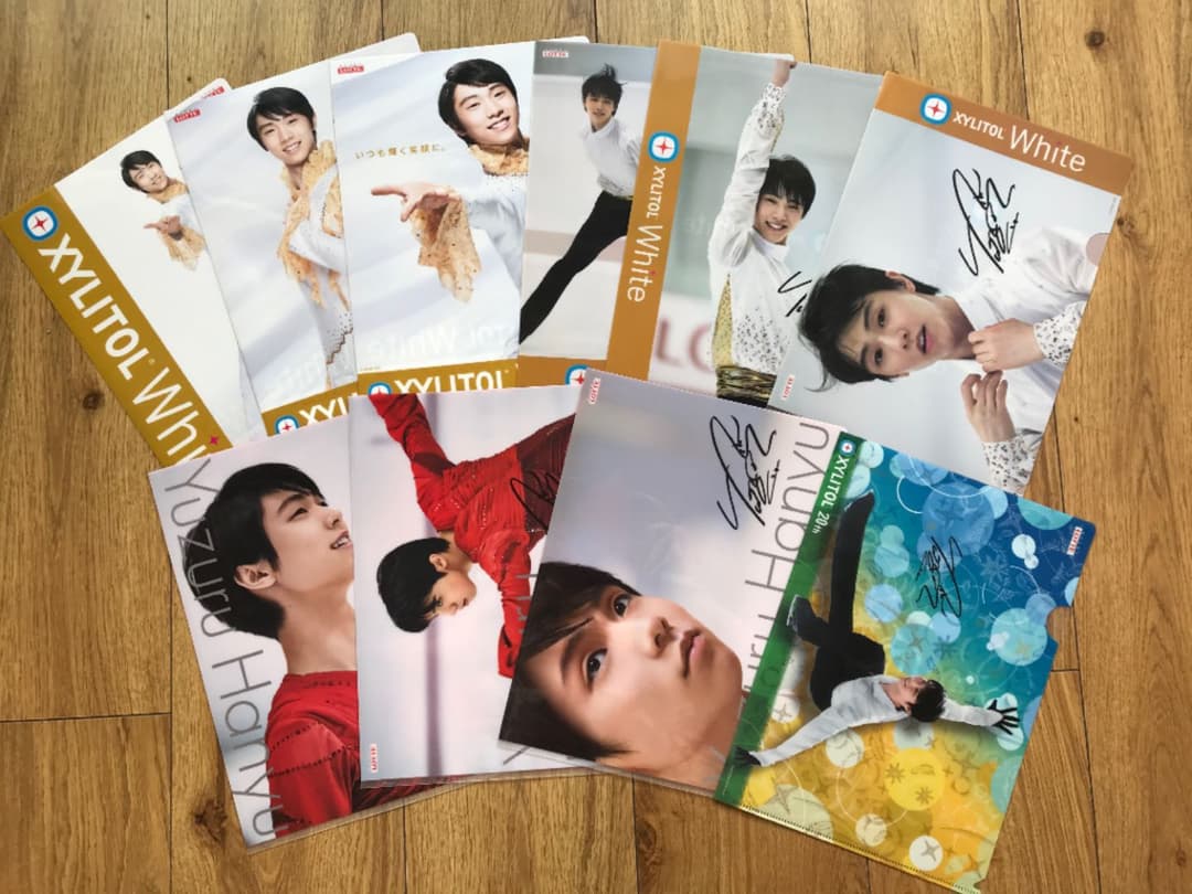 新品　羽生結弦　クリアファイル10枚セット　ポスター付き