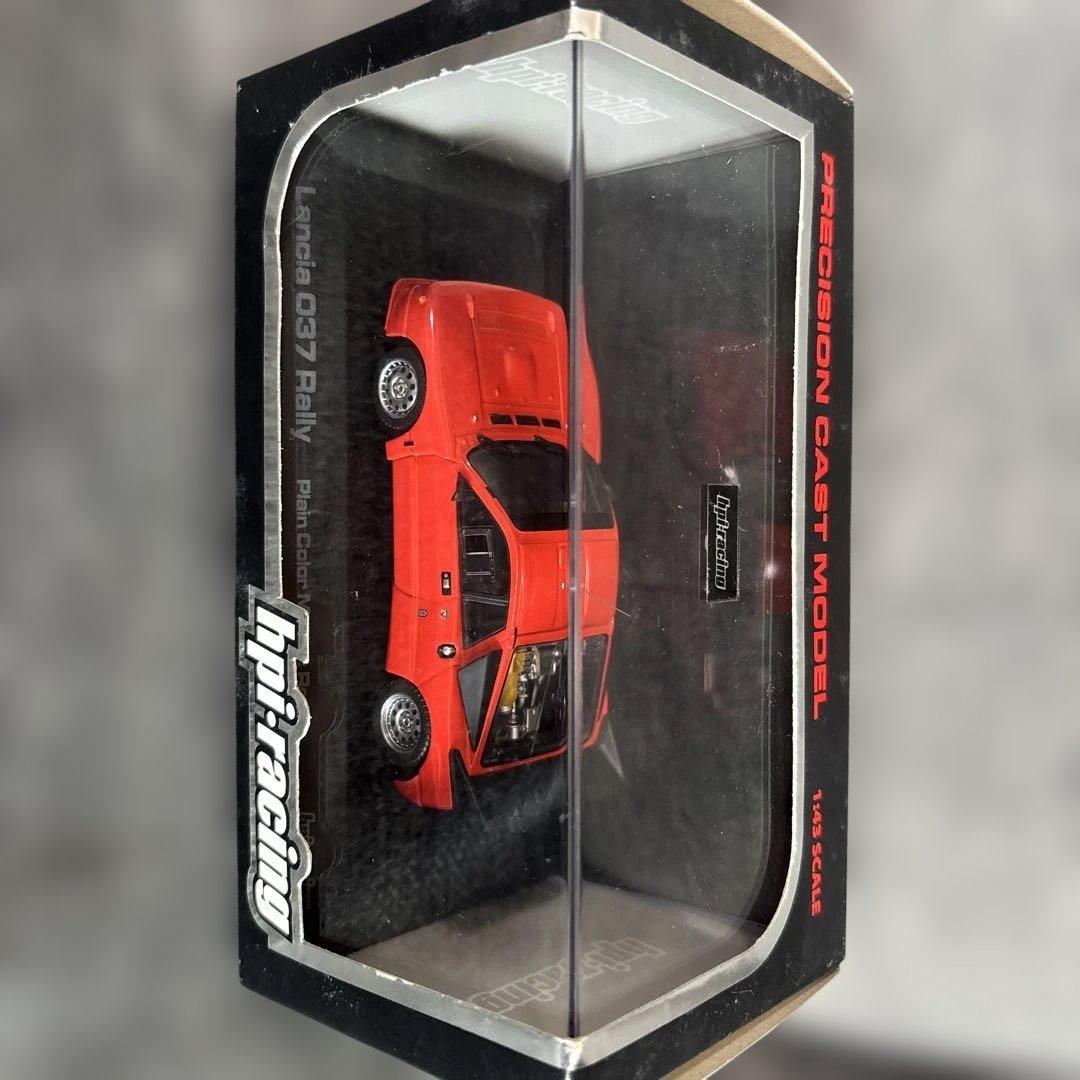 ランチア 037 ラリー プレインカラーモデル レッド 1/43 hpi
