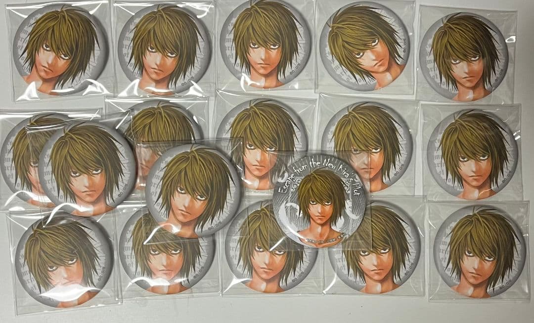 DEATH NOTE デスノート L 缶バッジ ポップアップ