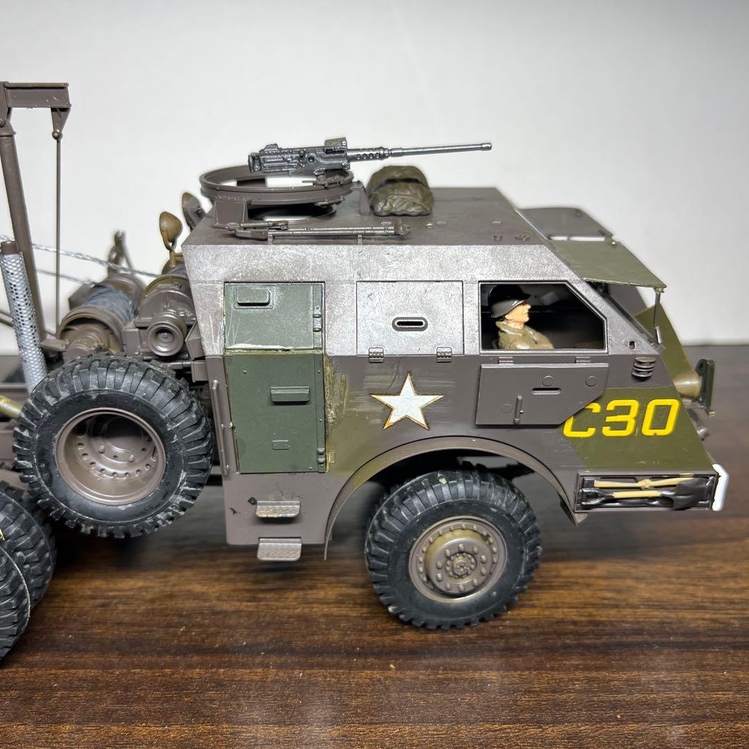 1/35 アメリカ軍　M25 戦車運搬車　クォードガントラクター