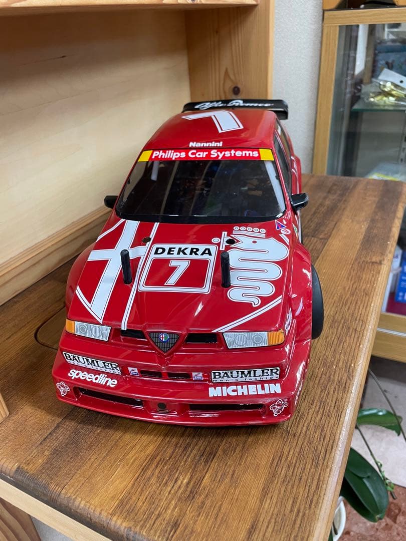 ラジコン　ボディーのみ　タミヤ　アルファロメオ155 DTM ツーリングカー