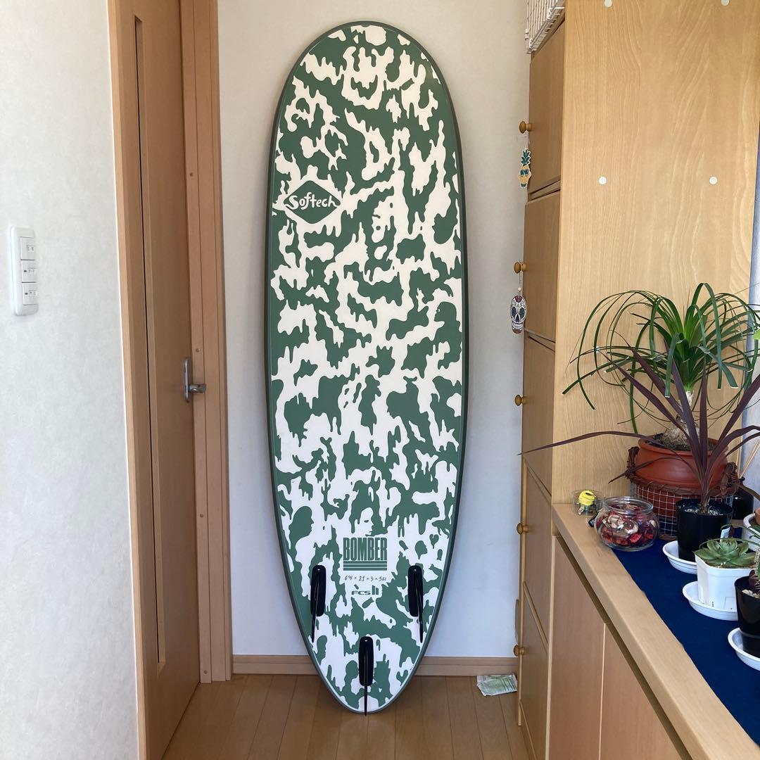 Softtech BOMBER 6'4\" 56Lショートボード 使用回数少なめ！