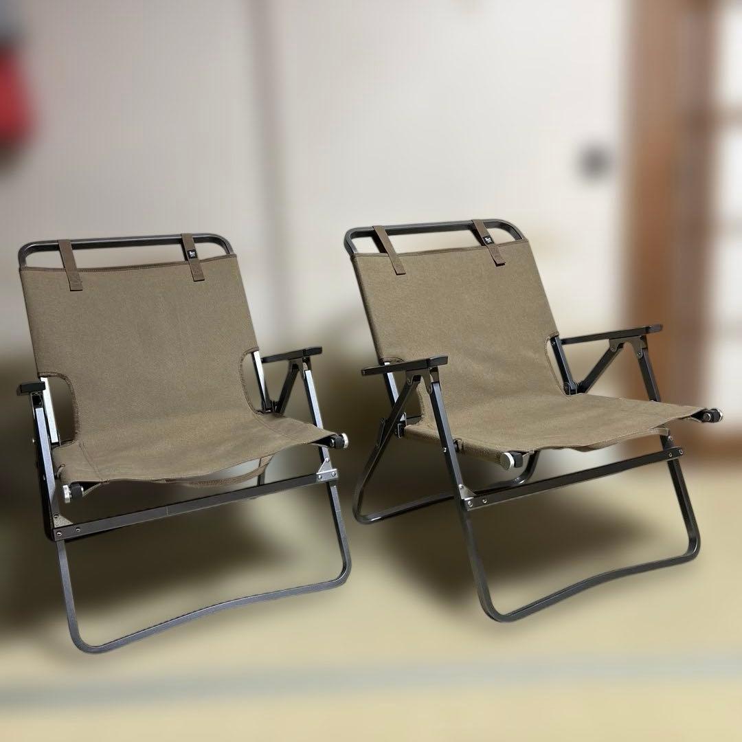 ZANEARTS LADE CHAIRコヨーテ　2脚セット
