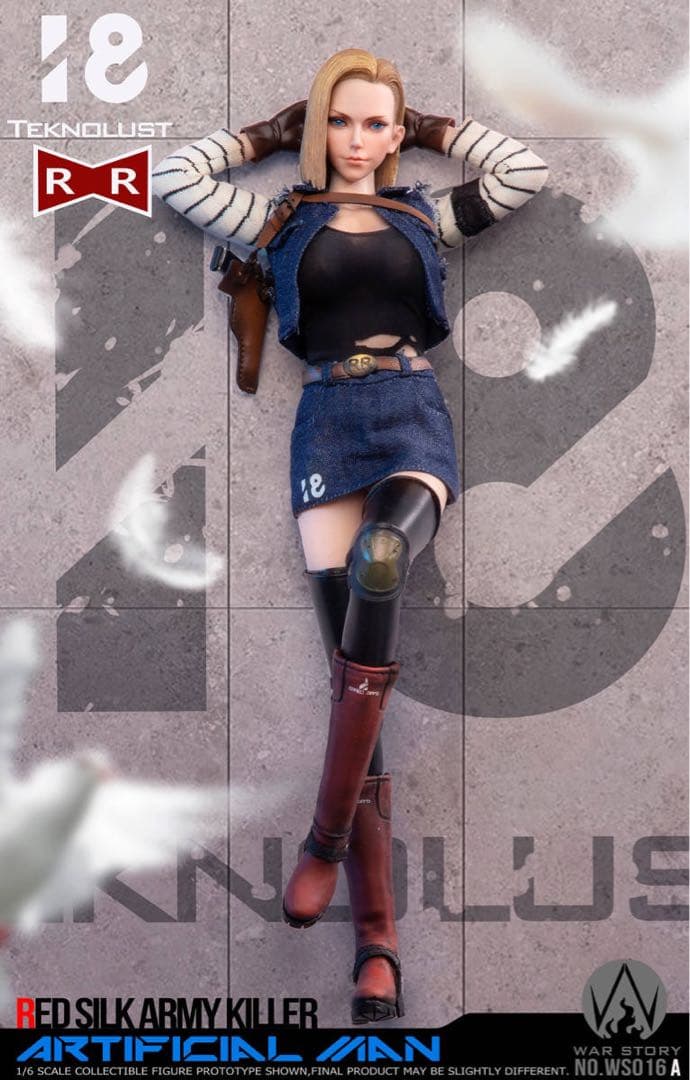War story ws016b cyber RR DX版 1/6人造人間18号
