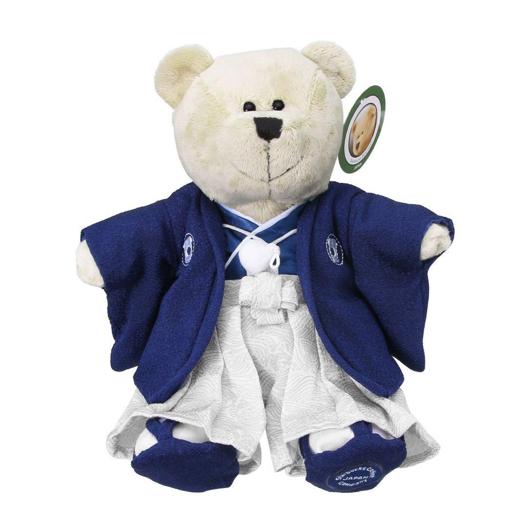 【美品】スタバ ベアリスタ ぬいぐるみ 着物 JAPAN