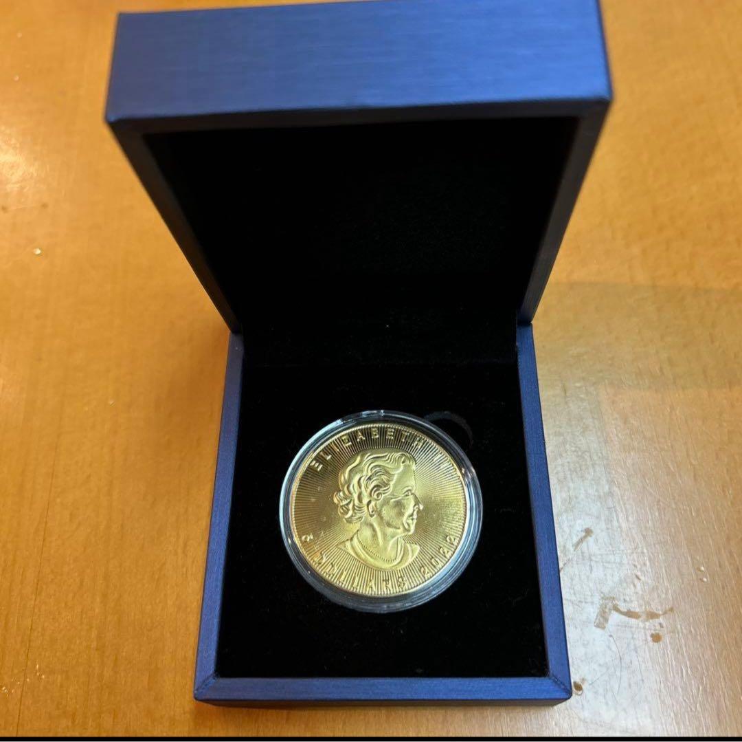 カナダ メイプルリーフ金貨 (メッキ)40mm
