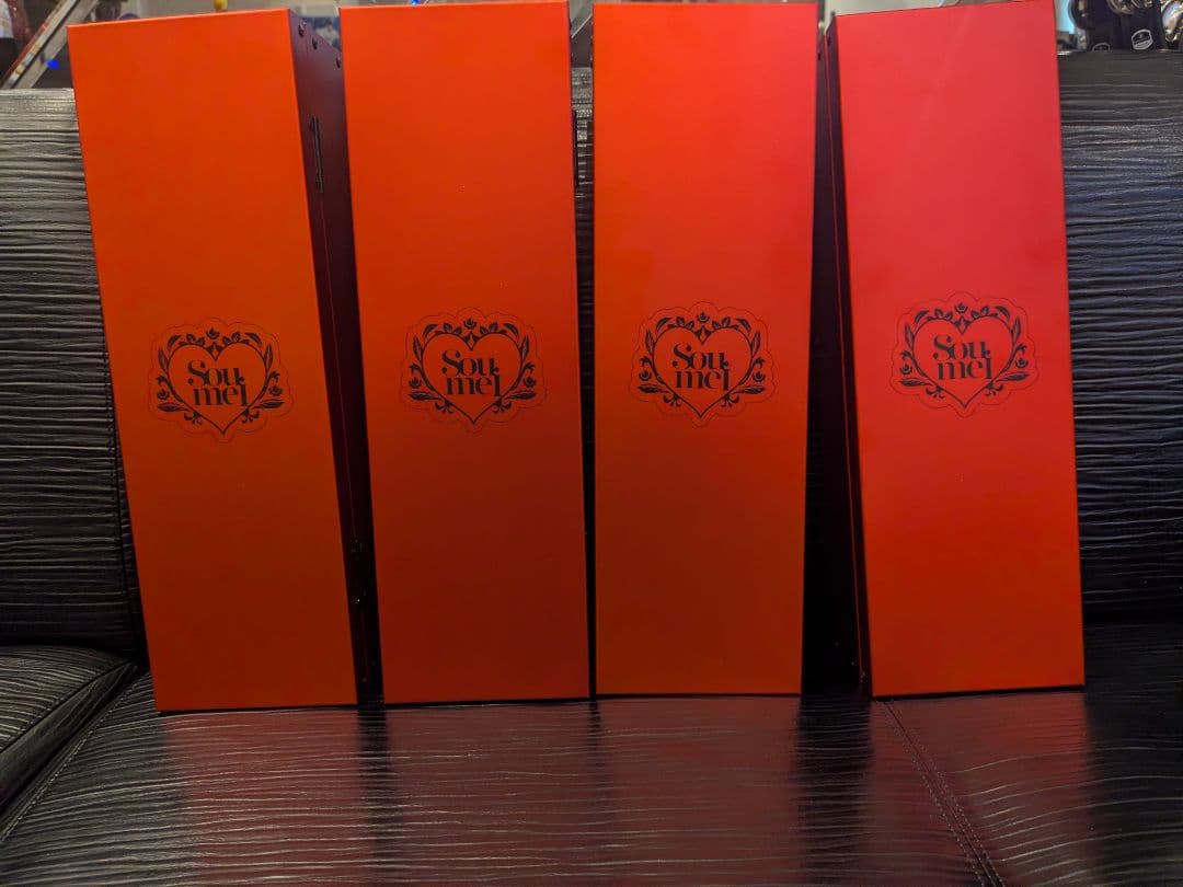ソウメイレッド soumei red　空箱×4 空瓶×2