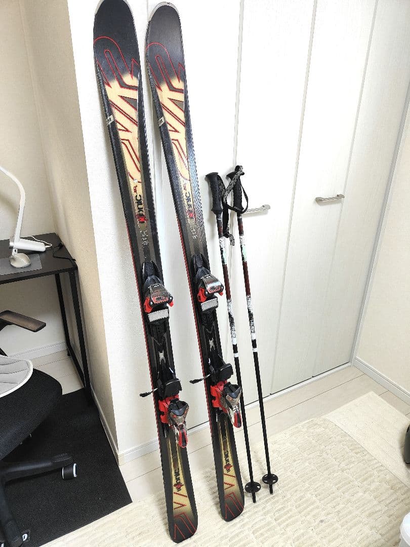 【最終価格】K2 IKonic 80 スキー板 163cm ストックセット良品☆