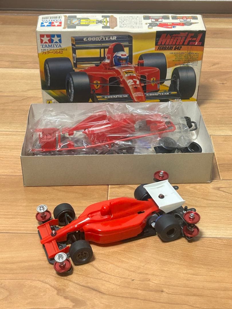 タミヤ★ミニF★完成品➕未組み立て品セット★フェラーリ642
