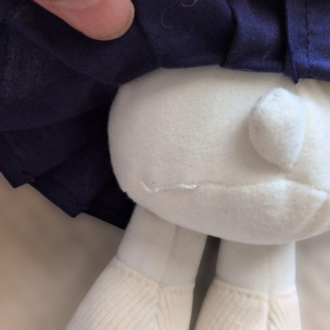 激レア　ハローキティ女子高生セーラー服ハイソックスぬいぐるみ