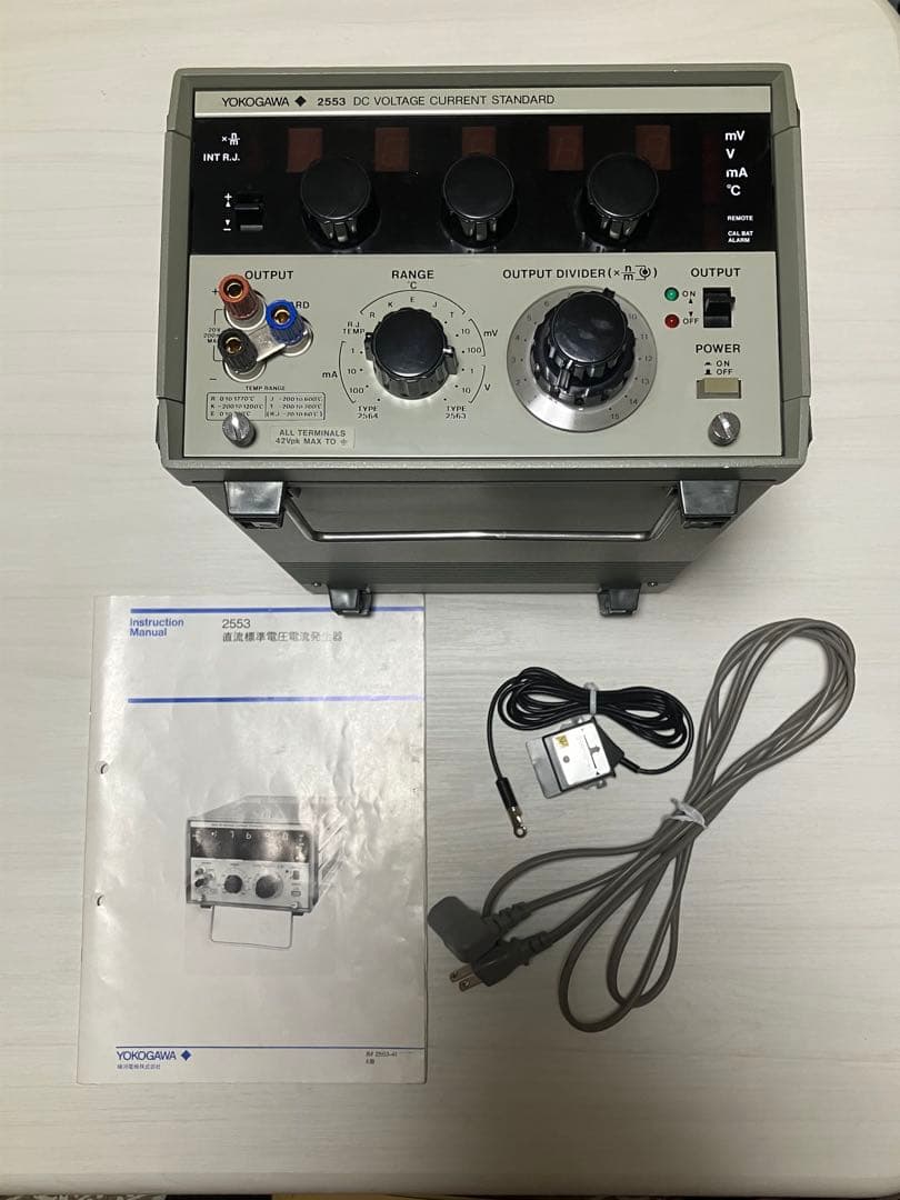横河【YOKOGAWA】 Type 2553 直流標準電圧電流発生器　動作品