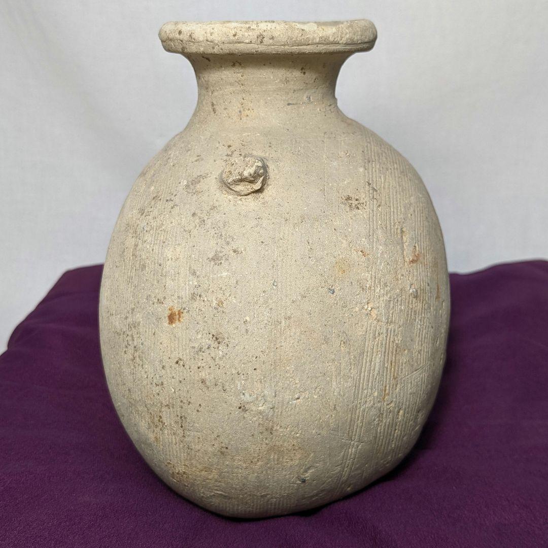 須恵器の写し 提瓶 倣古 古陶写し 模倣品 置物 インテリア コピー 飾り物