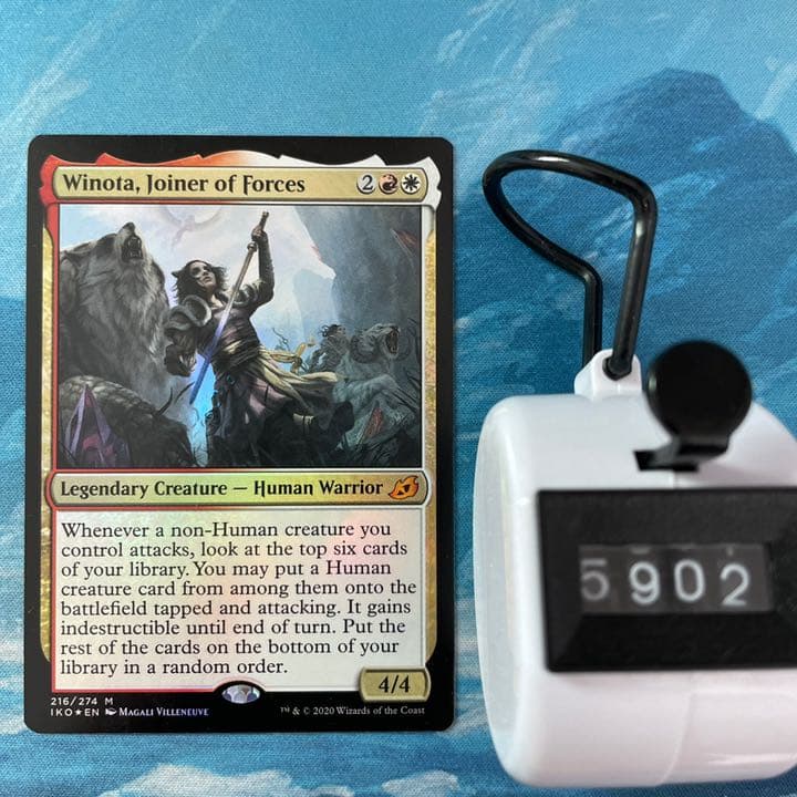 MTG foil 4枚 軍団のまとめ役、ウィノータ