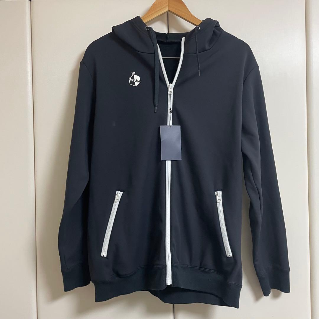 未使用品　IRISHMAN アイリッシュマン　裏起毛 ナイロン ジップパーカー