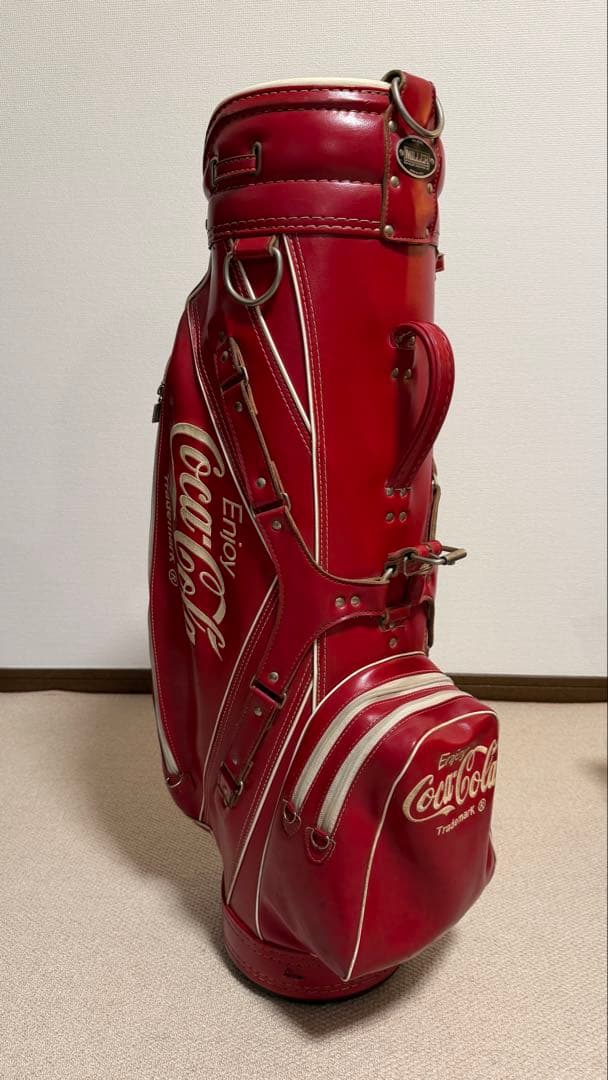 ビンテージ　ゴルフキャディバッグRon Miller Coca-Cola モデル