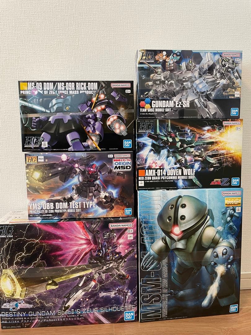 HGデスティニーガンダム ゼウスシルエット/ HG ドーベン•ウルフ/他4