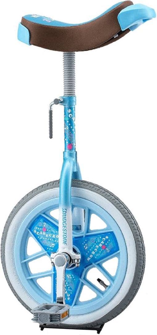 新品 ブリヂストン 一輪車 スケアクロウ 14インチ SCW14 ライトブルー