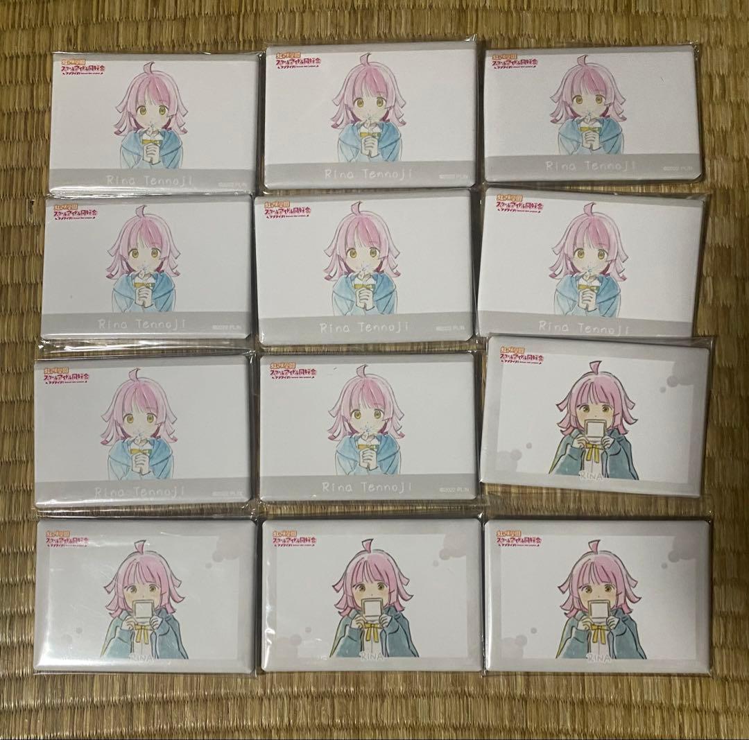 ラブライブ 虹ヶ咲学園スクールアイドル同好会　天王寺璃奈　長方形缶バッジ　12点