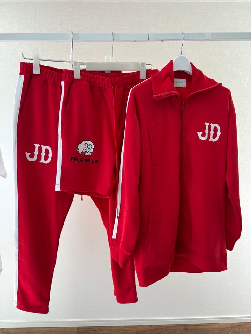 ウォーキング・ランニングウェア JOHN DERRICK JD 2piece Jersey setup